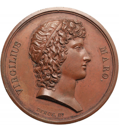 France, Napoleon I Bonaparte. Bronze medal commemorating the surrender of Mantua, 1797