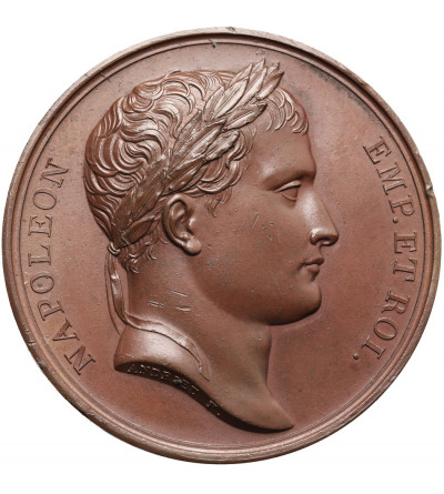 France, Napoleon I Bonaparte. Bronze medal commemorating Marshal Ney's entry into Innsbruck and the return of the flags, 1805
