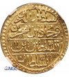 Turcja (Imperium Osmańskie). Selim III AH 1203-1222 / 1789-1807 AD. AV Zeri Mahbub, AH 1203 rok 11 (1798/1799 AD) NGC MS 63