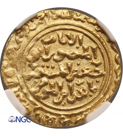 Dynastia Ayyubidów (Egipt). AV Dinar, AH 62x, al-Qahira, al-Kamil I Muhammad, AH 615-635 / 1218-1238 AD - NGC MS 63