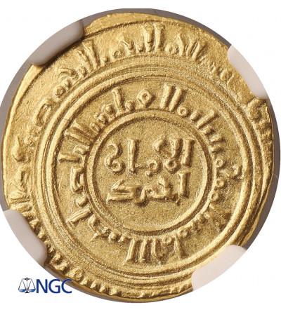 Ayyubids, (Egypt). AV Dinar, al-Iskandariya mint, al-'Adil Abu Bakr I, AH 592-615 / 1196-1218 AD - NGC MS 62