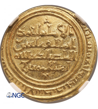 Ayyubids, (Egypt). AV Dinar AH 604 / 1206 AD, al-Iskandariya mint, al-'Adil Abu Bakr I, AH 592-615 / 1196-1218 AD - NGC MS 62