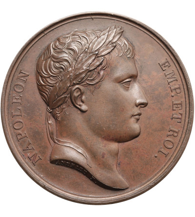 Poland / France, Napoleon I. Bronze medal 1807 to commemorate the establishment of the Duchy of Warsaw