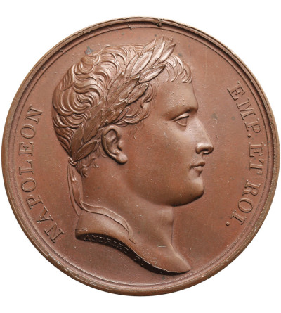 France, Napoleon I Bonaparte. Bronze medal commemorating the Battle of Austerlitz, 1805