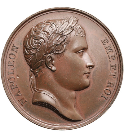 France, Napoleon I Bonaparte. Bronze medal commemorating the seizure of Hamburg, 1806