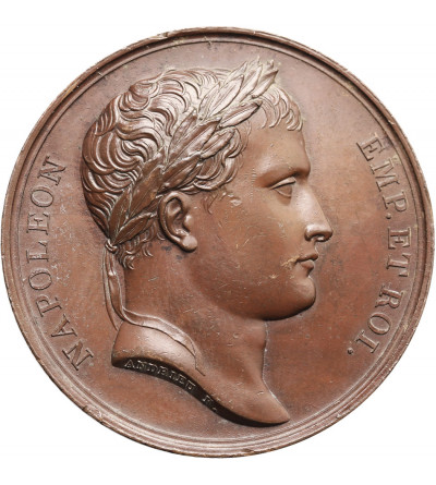France, Napoleon I Bonaparte. Bronze medal commemorating the creation of the Kingdom of Westphalia, 1807