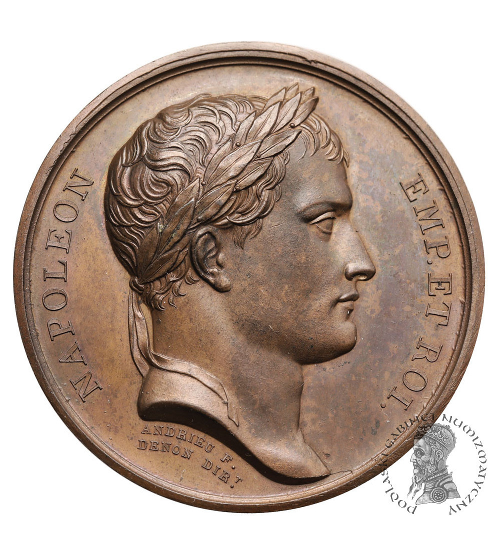 France, Napoleon I Bonaparte. Medal commemorating the Battle of Raab, 1809