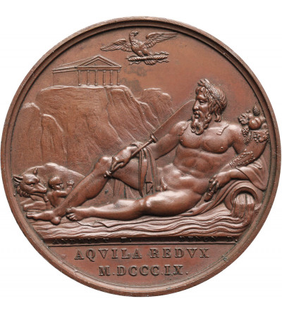 France, Napoleon I Bonaparte. Medal commemorating the incorporation of Rome into France, 1809