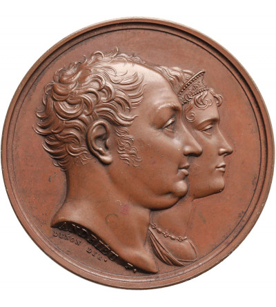 France, Napoleon I Bonaparte. Medal commemorating King Maximilian I Joseph and Queen Caroline's visit to the Paris Mint, 1810