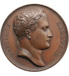 France, Napoleon I Bonaparte. Bronze medal commemorating the retreat of the French Army from Russia, 1812