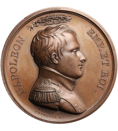 Francja, Napoleon I Bonaparte. Medal upamiętniający bitwę pod Lützen, 1813