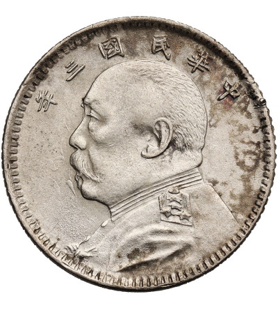 China, Republic. 10 Cents, Year 3 (1914)