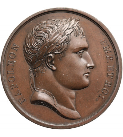 Francja, Napoleon I Bonaparte. Medal upamiętniający drugą abdykację Napoleona, 1815
