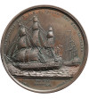 France, Napoleon I Bonaparte. Bronze medal commemorating Napoleon's reception aboard the Bellerophon, 1815
