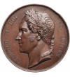 Belgia. Medal 1850, Leopold I Koburg, pierwszy król Belgów na festiwalu w Halle