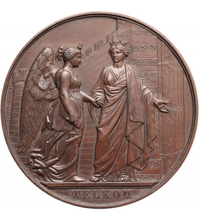 Belgia. Medal 1861, Kongres sztuki w Antwerpii.
