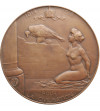 Belgium. Bronze Medal 1920, commemorating he victory at Liege over German troops in 1914