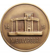 Belgium. 20th century Bronze Medal, commemorating World War I 1914-1918, Nieuwpoort.