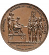 Francja, Napoleon I Bonaparte. Medal upamiętniający obóz w Boulogne i planowaną inwazję na Anglię, 1804