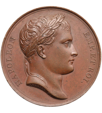 France, Napoleon I Bonaparte. Bronze Medal, Celebration of the dissemination of the smallpox vaccine, 1804