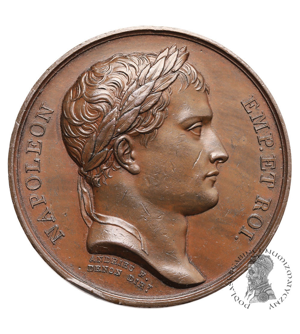 France, Napoleon I Bonaparte. Bronze medal commemorating the Confederation of the Rhine, 1806