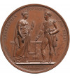 France, Napoleon I Bonaparte. Bronze medal commemorating Napoleon's stay in Toulouse, 1808