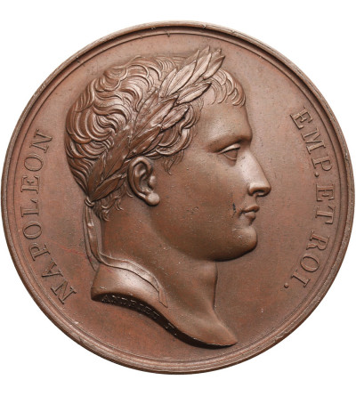 France, Napoleon I Bonaparte. Bronze medal commemorating the Battle of Wagram, 1809
