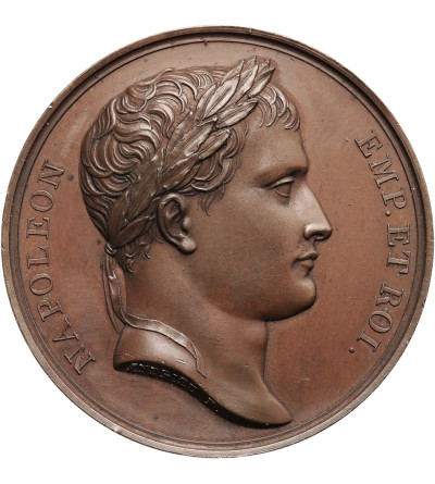 France, Napoleon I Bonaparte. Commemorative bronze medal for the Desaix monument on the Place de Victoire, 1810
