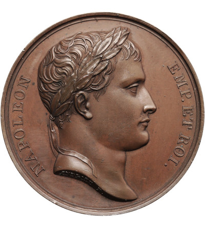 Francja, Napoleon I Bonaparte. Medal upamiętniający pomnik Desaix na Place de Victoire, 1810