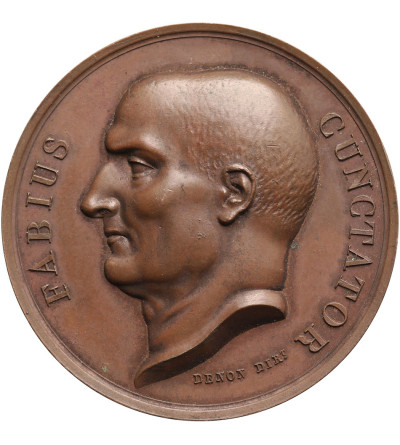 France, Napoleon I Bonaparte. Bronze medal commemorating Napoleon's presence in Osterode, 1807