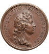 France, Louis XIV 1643-1715. Br medal 1665, COLONIA MADAGASCARICA