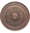 Portugal. Br medal 1885, Lisbon Geographic Society, dedicated to the explorers Capello and Ivens
