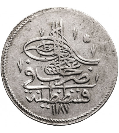Turcja (Imperium Osmańskie). Abdul Hamid I, 1774-1789. Piastre AH 1187 rok 2 / 1775 AD