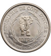 Wybrzeże Kości Słoniowej. 10 franków 1966 - Proof