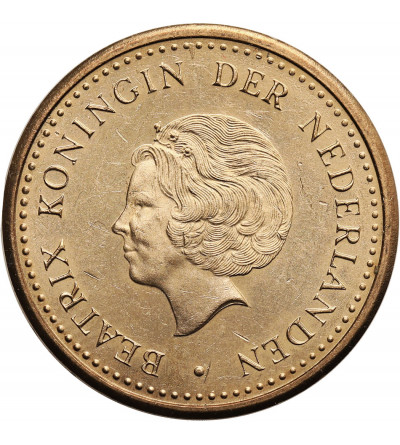 Antyle Holenderskie. 5 guldenów 2005, 25 lat panowania królowej Beatrix