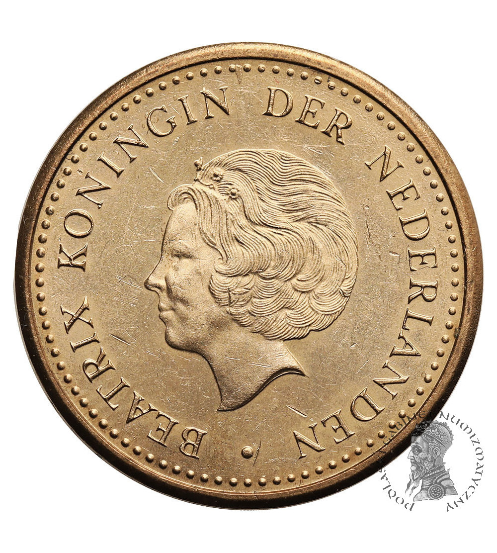 Antyle Holenderskie. 5 guldenów 2005, 25 lat panowania królowej Beatrix