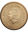 Netherlands Antilles. 5 Gulden 2005, Queen's Beatrix Silver Jubilee