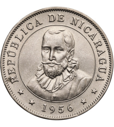 Nicaragua, Republic. 50 Centavos 1956
