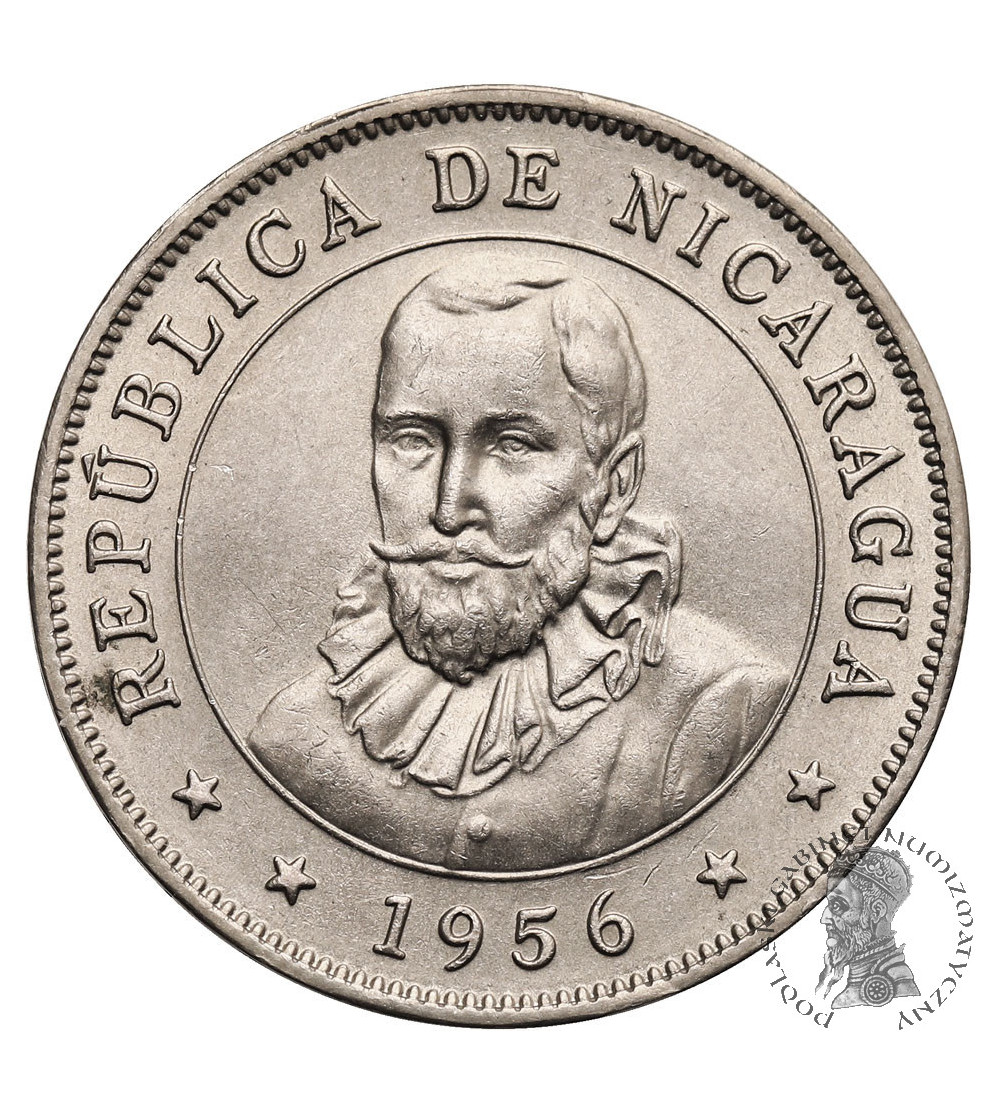 Nikaragua, Republika. 50 Centavos 1956