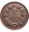 Belgium, Leopold I (1831-1865). Bronze medal 1857, dedicated to Comte Felix de Merode