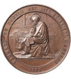 Belgia, Leopold II (1865-1909). Brązowy medal 1868, dedykowany baronowi H. Leysowi