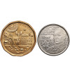 Kanada. Zestaw 25 centów 2012, wojna 1812 - Brock, 1 dolar 2011, Parki Kanady
