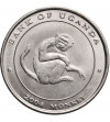 Uganda. 100 szylingów (Shillings) 2004, małpa