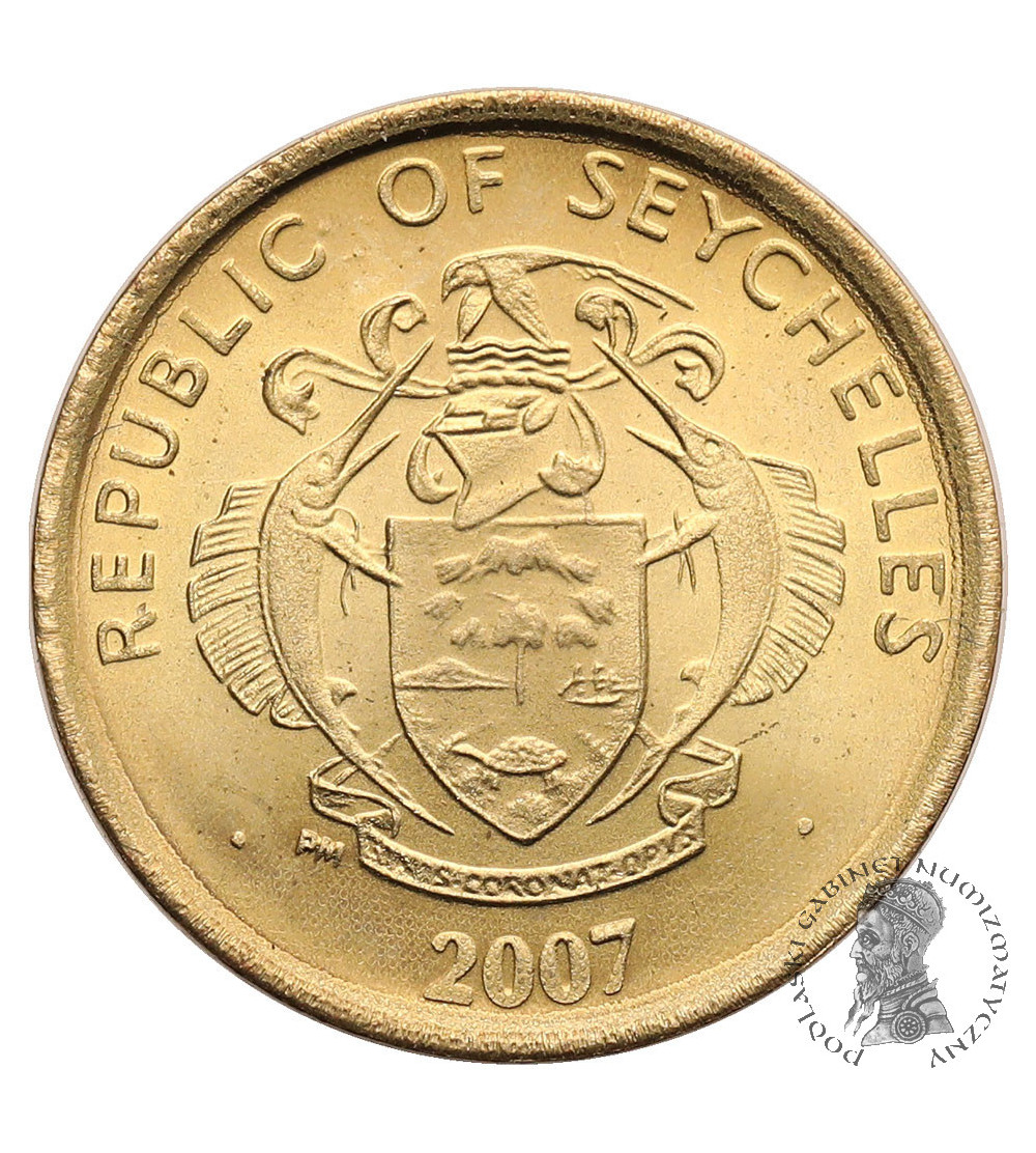 Seszele. 5 centów 2007 PM