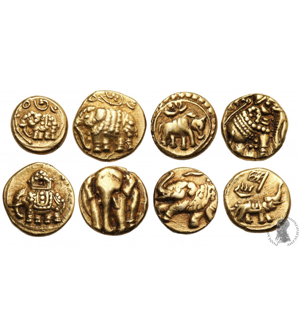 India. Mysore XVIII Cen. / Western Gangas X-XI Cen. Collection 8 Pcs ...