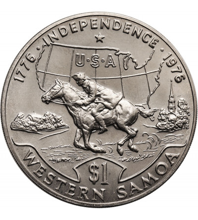 Samoa. 1 Tala 1976, 1776-1976 Niepodległości USA
