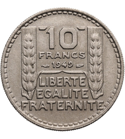 France, Fourth Republic. 10 Francs 1949, Paris