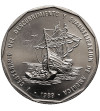 Dominikana. 1 Peso 1989, 500 lecie odkrycia i ewangelizacji
