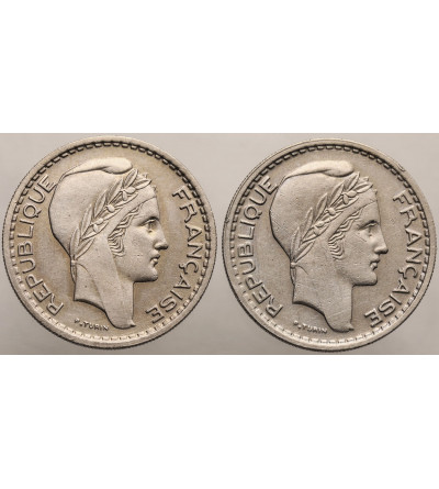 Francja, Czwarta Republika. 2 x 10 franków 1948, Paryż
