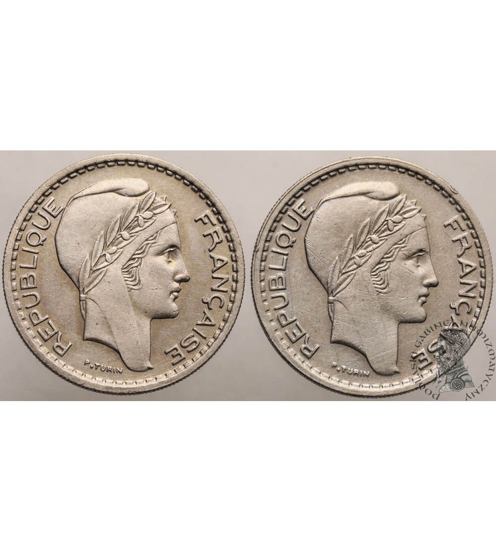 France, Fourth Republic. 2 x 10 Francs 1948, Paris